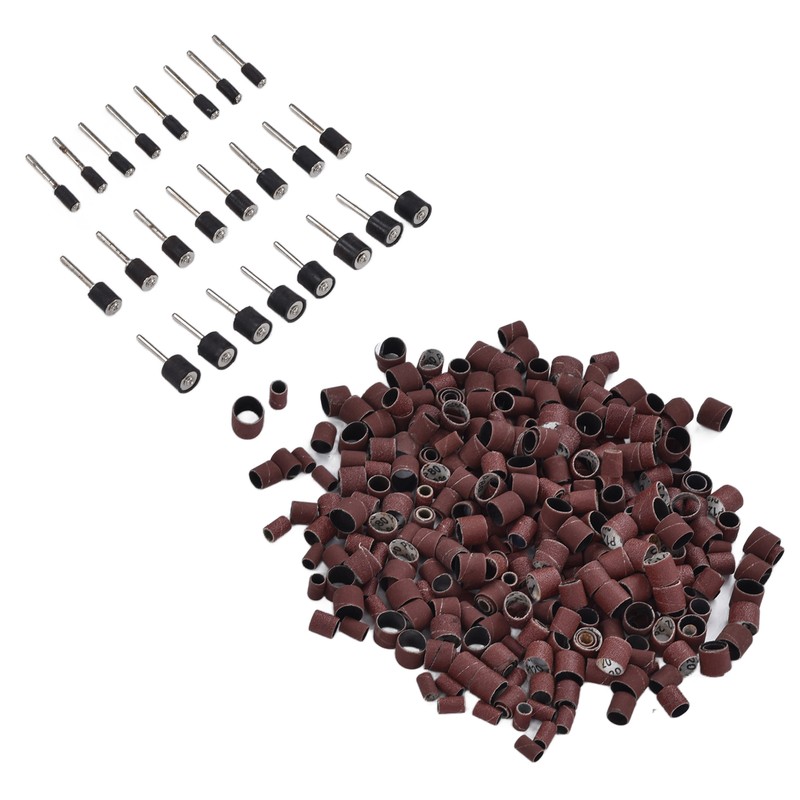 384Pcs Sanding Drum Sleeve Set Resin Drums Mandrels for Nuclear