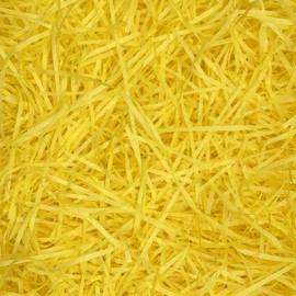 LKQBBSZ Easter Grass Basket Filler Crinkle Cut Paper Shred Basket Filler for Gift Bo Crinkle Paper Hamper Shreds (yellow)