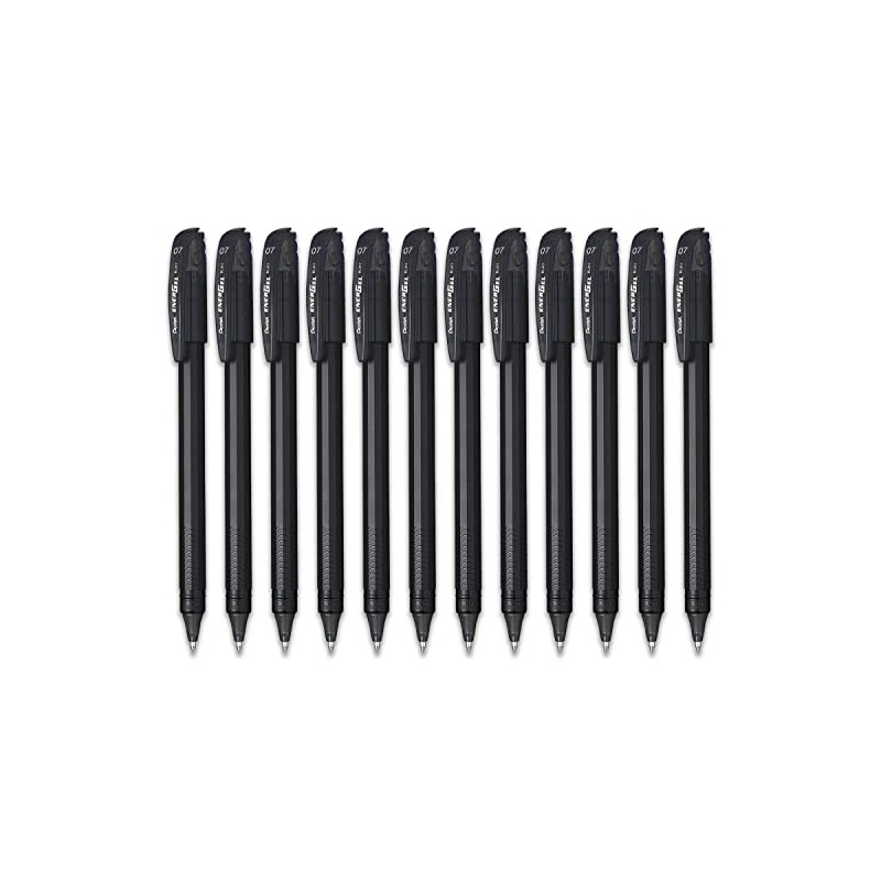 Pentel Energel BL417R ECO 96% Recycled Black Ink Rollerball Pen