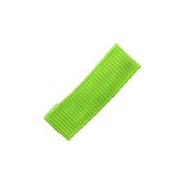HBC Ribbon Lined 30mm (1.2 Inch) Snap Metal Hair Clips Apple Green - 100 Pack