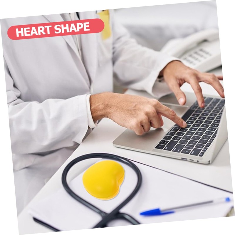 Healeved 4Pcs Heart Shaped Hand Exercise Balls for Elderly Durable