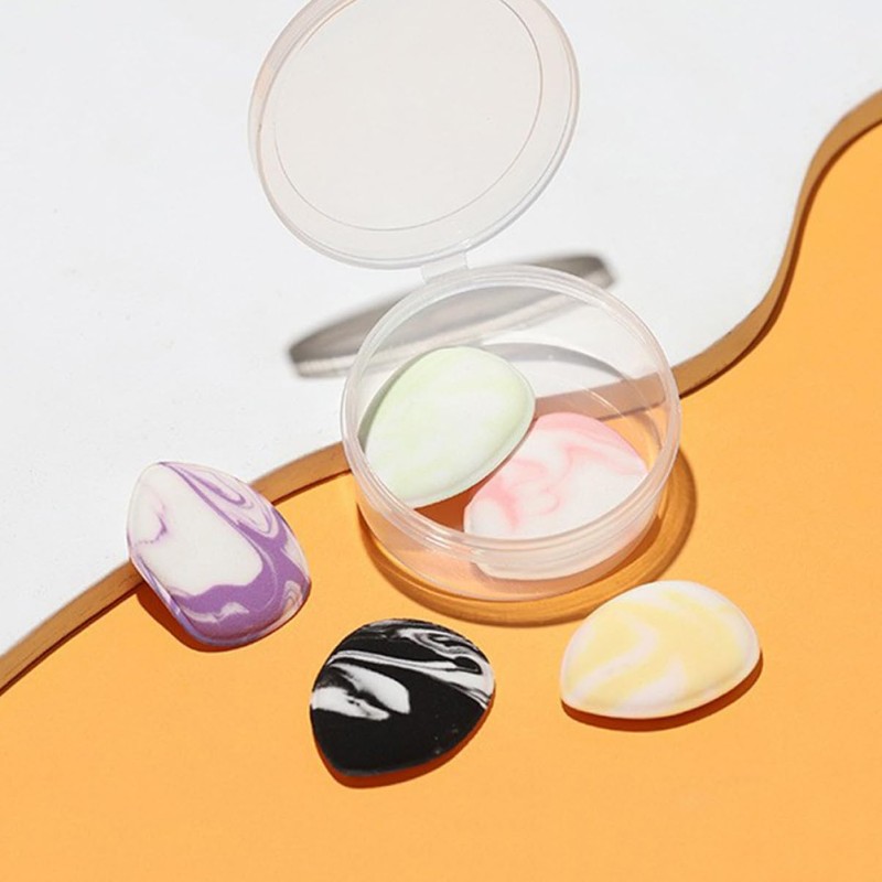 WOONEKY Mini Round Face Powder Puff Makeup Sponge Applicator Blending