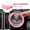 SQQP Front Grill Insert+Headlight Turn Light Cover Compatible with 2024-2025