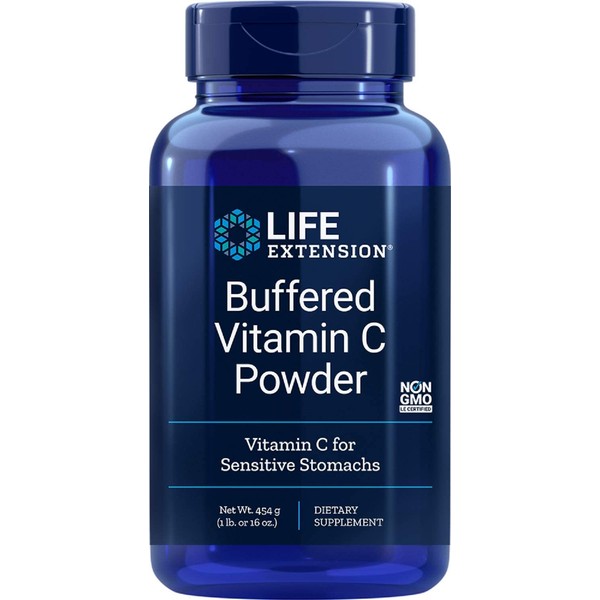 Life Extension Buffered Vitamin C Powder, 454 Grams
