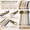 8Pcs Handbag Chain Strap 120cm, Shoulder/Handbag Chain, Bag Chain for