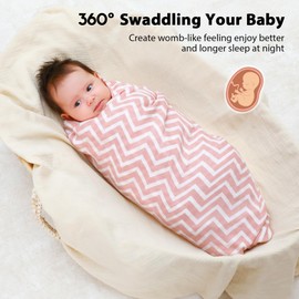 Yoofoss Pack of 4 Baby Swaddling Cloths 120 x 120 cm Cotton and Bamboo Swaddle Blanket Cloths as Baby Blanket Muslin Towels Bath Towel Wrap Blanket