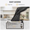 SWIFTLITE Black Vinyl Gloves, Food Grade Gloves Disposable Latex Free