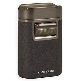 Lotus Brawn Quad Torch Flame Table Lighter (Black)