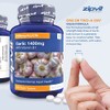 Garlic Tablets 1400mg, 2100mcg Allicin per Tablet with Added Vitamin