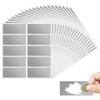 200 Pcs 1"X2.36" Scratch Off Stickers Labels, Rectangle Self-Adhesive Scratch