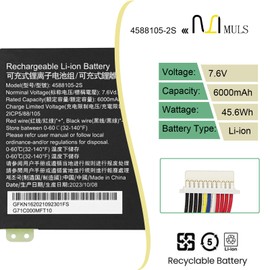 4588105-2S Laptop Battery for Dynabook Satellite Pro C50-E-105 C50-H-103 C50D-B-115 C50D-B-10D MEDION Akoya E15403 AKOYA E15403 30027586 40071698 40072215 7.6V 6000mAh