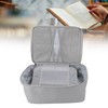 Fireproof Waterproof Document File Organizer Box Portable Home Travel Safe