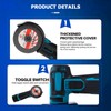 Maxmartt Cordless Angle Grinder, 19500rpm Cordless Grinder with 1pcs 12V