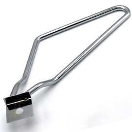 LEXOR Motorcycle Side Bag Support, Saddle Bag, Stay, Left and Right Set, Universal Fitting, Silver, Silver