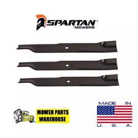 Rotary 3 NEW LAWN MOWER BLADES FOR SPARTAN 54" DECK 438-0001-00 MADE IN USA