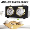 Chess Timer, Professional Analogue Count Up/Count Down Timer for Chess