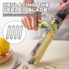 Pack of 4 Peeler, Replacement Blade for SchäLef, Replacement Blades