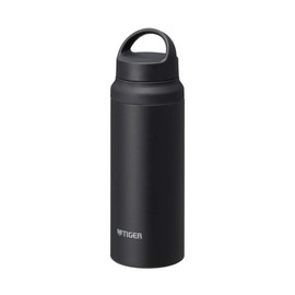 Tiger Stainless Steel Vacuum Insulated Bottle with Handle, 20-Ounce, Black