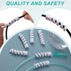 20pcs Oxygen Tube Support Crimp Straighteners for Cannulas
