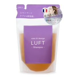 LUFT Shampoo, Refill, High Damage Repair Type, Heartbeat White Musk Scent, 14.1 fl oz (410 ml), PPT Serum High Formulation, Amino Acid Shampoo