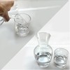 Lily's Home Bedside Water Carafe and Glass Set, Use Cup