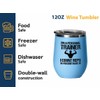 Luxe Gifting Personal Trainer Blue Edition Wine Tumbler 12oz -