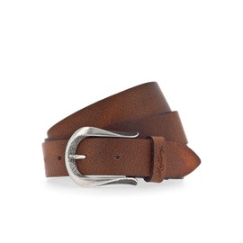 MUSTANG Women's Genuine Leather Belt, brown
