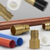 1 Pc. 1'' Pex-A x 1'' Female Sweat Adapter,Brass(1-1F19FSWET)