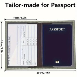 Passport Cover- Light Blue, Document Holder