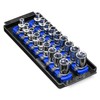 Ernst Manufacturing 8-Inch Socket Boss, 2-Rail Socket Tray, Blue -