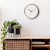 Driini Modern Rose Gold Analog Wall Clock (12 Inch) -