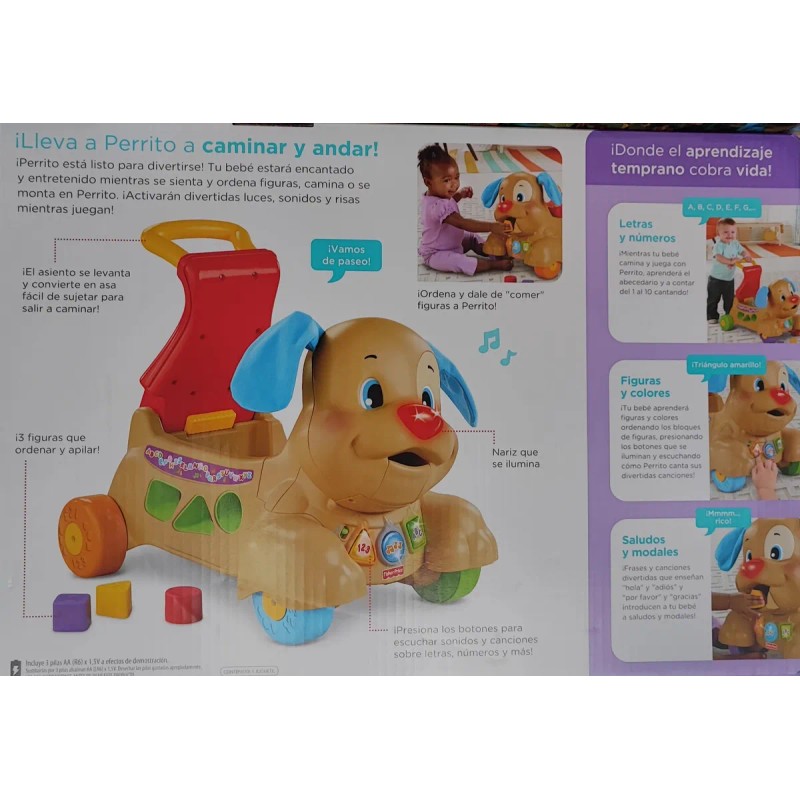 Caminadora Fisher Price Perrito Camina Conmigo