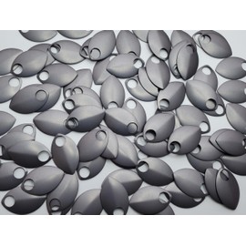 Chainmail Joe Premium Anodized Aluminum Scales (Large (100ct), Stormy Gray)
