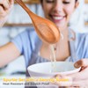 Spurtles Kitchen Tools Wooden, 7Pcs Wooden Spoons for Cooking, Natural
