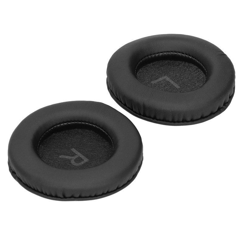 Universal Headphone Ear Cover Artificial Leather Foam Sleeve Round Earpad