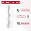 sourcing map Clear Plastic Hinges, Acrylic Hinges Small Hinge 150