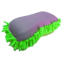 XtremeAuto® Car/Motorbike Microfibre Chenille, Noodle/Mesh, Double Sided, Wash Sponge