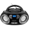 MEGATEK Portable CD Boombox with FM Stereo Radio, Bluetooth, USB