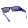 SA106 Trendy Devil Horn Thick Rectangle Plastic Flat Top Sunglasses