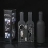 3/5-Piece Wine Opener Accessory Set – Stainless Steel Corkscrew, Foil