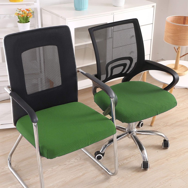smiry Stretch Jacquard Office Computer Chair Seat Covers, Removable Washable
