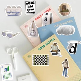 106Pcs Vintage Stickers for Water Bottle Scrapbook Phone Laptop Computer Skateboard Bumper, Aesthetic Retro Sticker Decals for Teens Adults