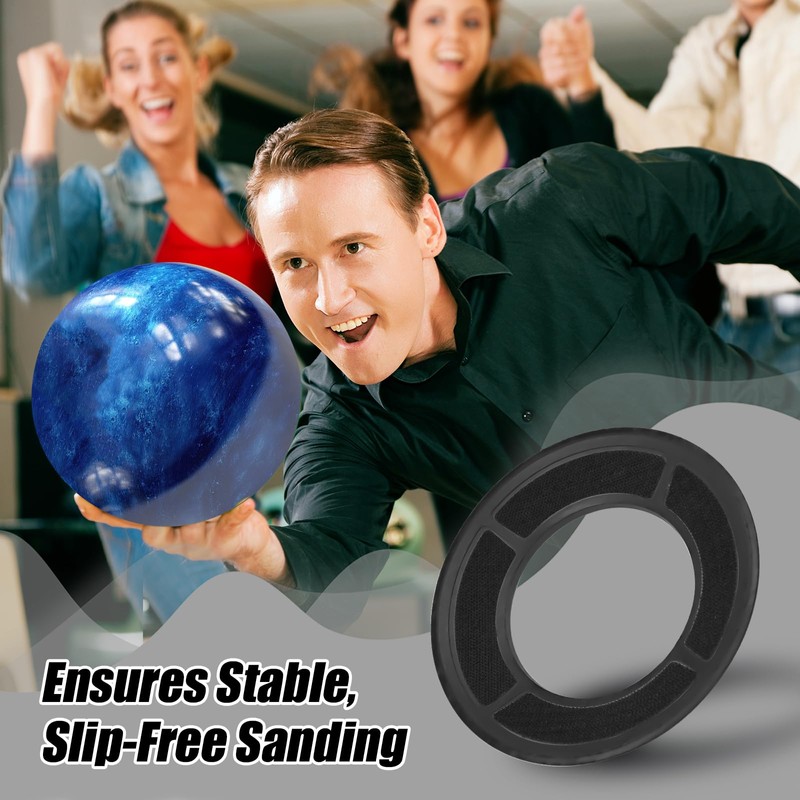 Universal Sanding Pad Holder for Bowling Balls (Black)
