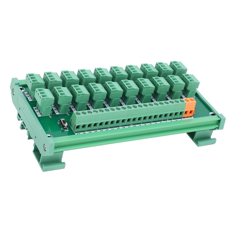 Terminal Block 3Wire 20Channel Capture Card DIN Rail Switch Control