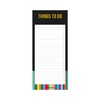 Collins Edge Rainbow Slim Magnetic to Do List Pad Black