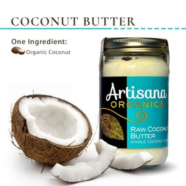 Artisana Organics Raw Coconut Butter (2 Pack (14 oz)) | No Sugar Added, Paleo, Keto Snack, Vegan and Non-GMO