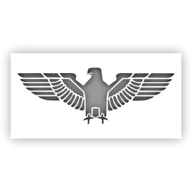 Eagle Bird Falcon Stencil - Choose a Size (9"x4.5") - Laser-Cut Reusable Plastic