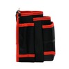 KH Bushon Tamashii 3-Tier Waist Bag, Black/Red