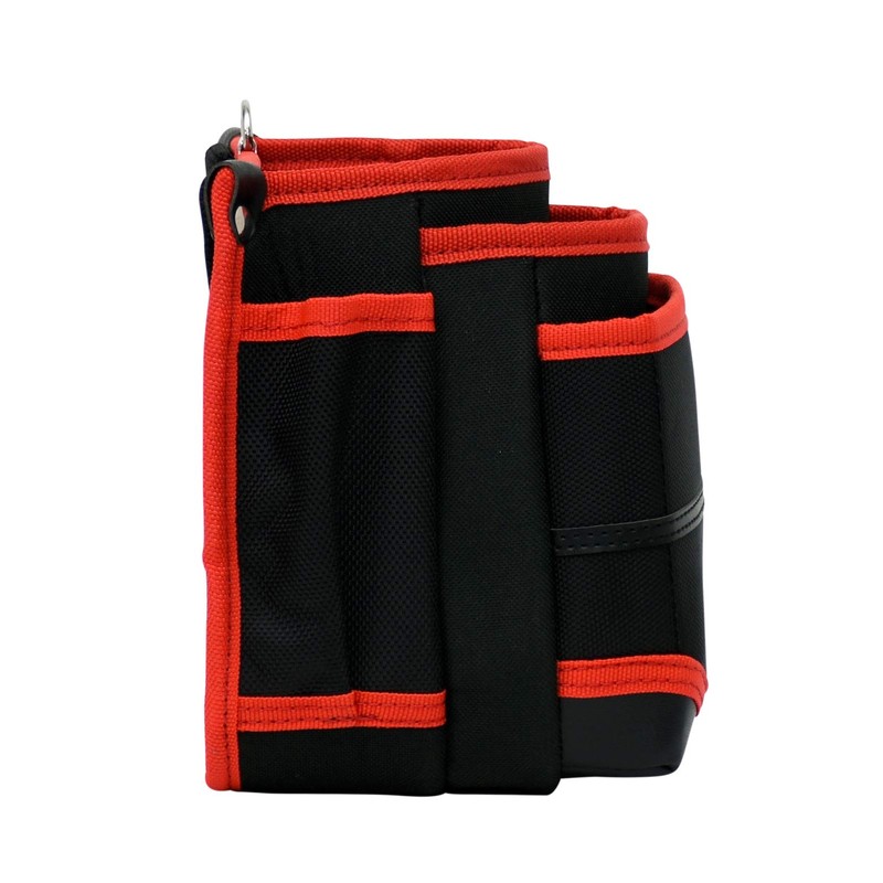 KH Bushon Tamashii 3-Tier Waist Bag, Black/Red