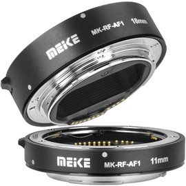 Meike MK-RF-AF1 Automatic Macro Extension Rings (11 mm and 18 mm) Compatible with Canon EOS R, EOS RP